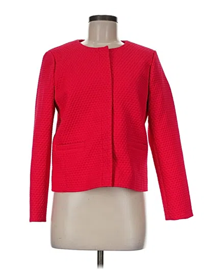Pre-owned Jcrew Blazer Jacket In Red