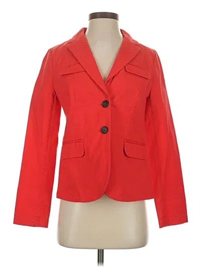 Pre-owned Jcrew Blazer Jacket In Red