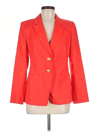 Pre-owned Jcrew Blazer Jacket In Red