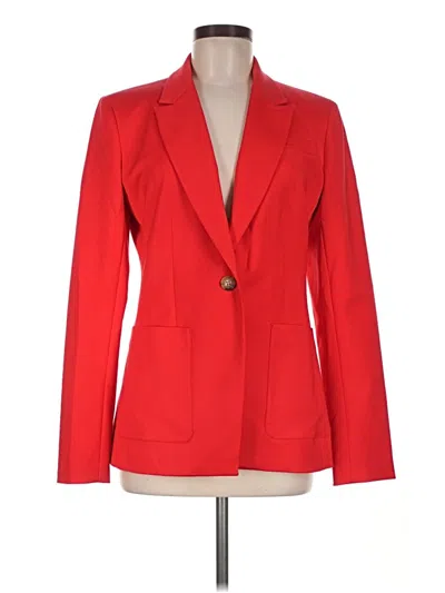 Pre-owned Jcrew Blazer Jacket In Red