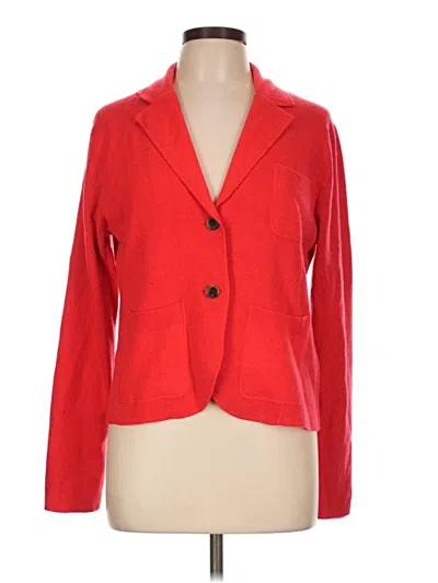 Pre-owned Jcrew Blazer Jacket In Red