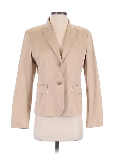 Pre-owned Jcrew Blazer Jacket In Tan