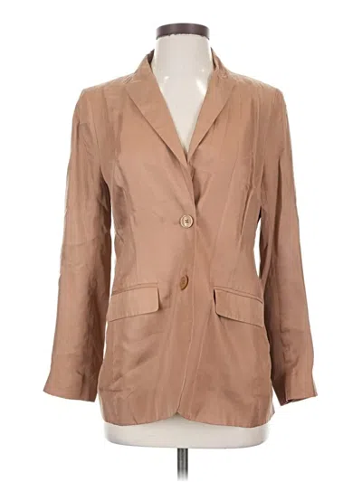 Pre-owned Jcrew Blazer Jacket In Tan