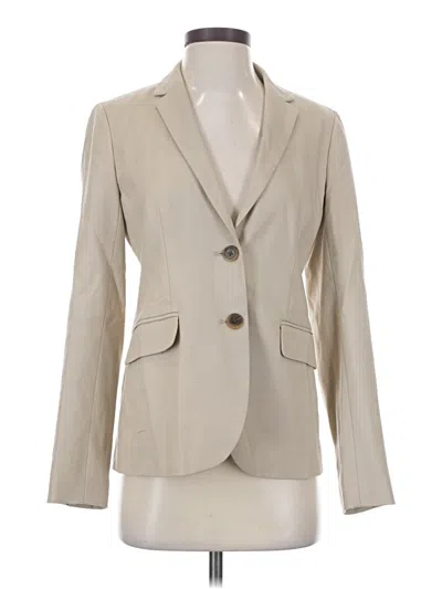 Pre-owned Jcrew Blazer Jacket In Tan