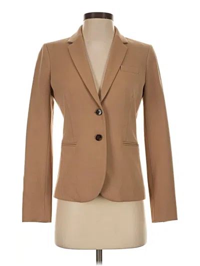 Pre-owned Jcrew Blazer Jacket In Tan