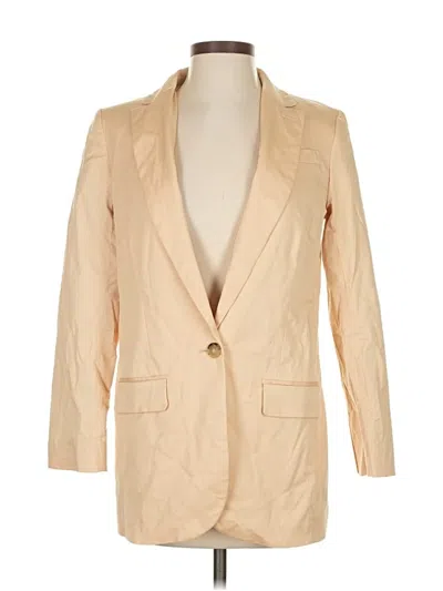 Pre-owned Jcrew Blazer Jacket In Tan