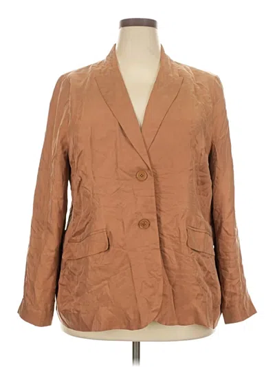 Pre-owned Jcrew Blazer Jacket In Tan