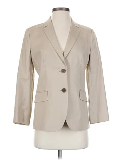 Pre-owned Jcrew Blazer Jacket In Tan