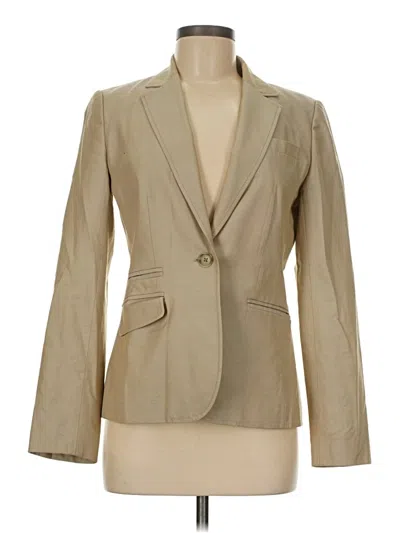 Pre-owned Jcrew Blazer Jacket In Tan