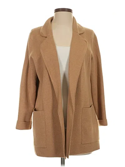 Pre-owned Jcrew Blazer Jacket In Tan