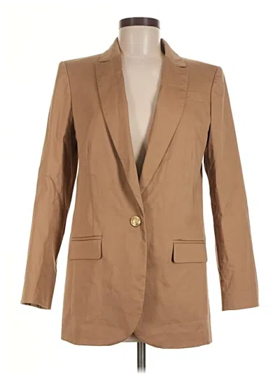 Pre-owned Jcrew Blazer Jacket In Tan