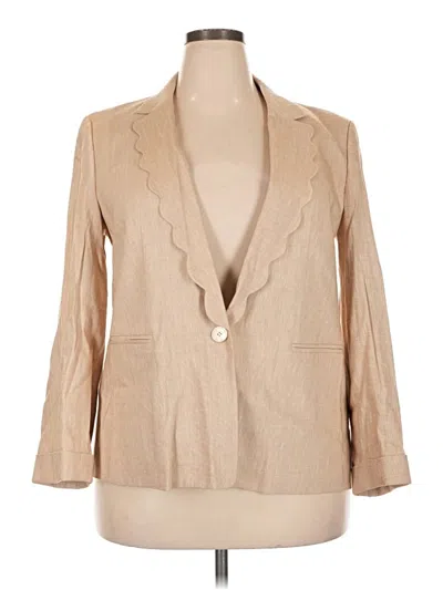 Pre-owned Jcrew Blazer Jacket In Tan