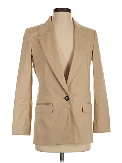 Pre-owned Jcrew Blazer Jacket In Tan