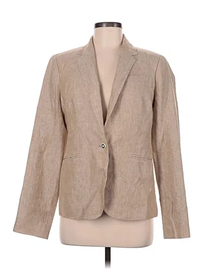 Pre-owned Jcrew Blazer Jacket In Tan