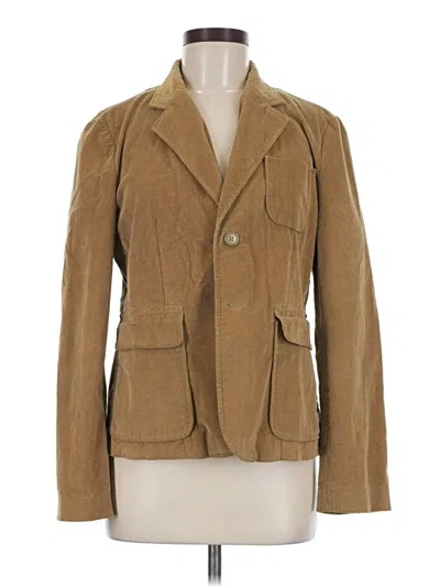 Pre-owned Jcrew Blazer Jacket In Tan
