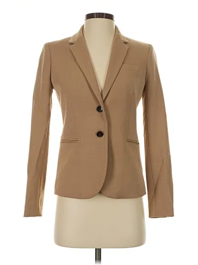 Pre-owned Jcrew Blazer Jacket In Tan