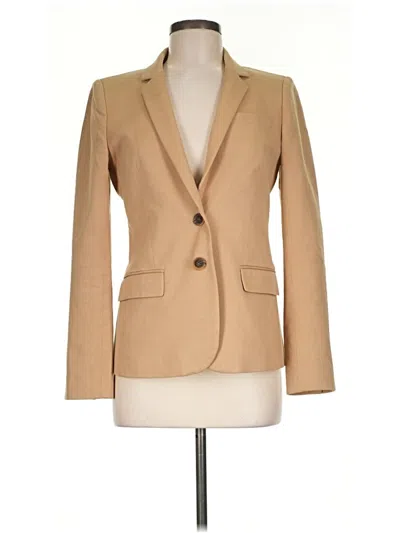 Pre-owned Jcrew Blazer Jacket In Tan