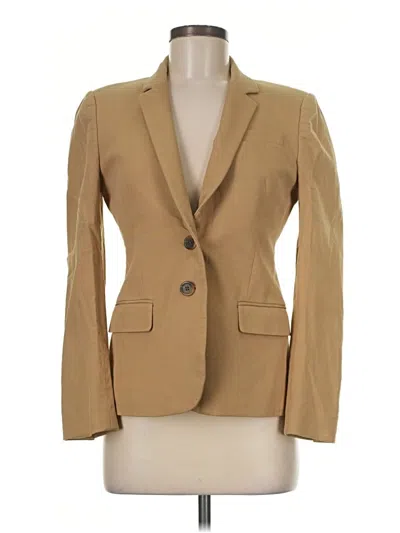 Pre-owned Jcrew Blazer Jacket In Tan