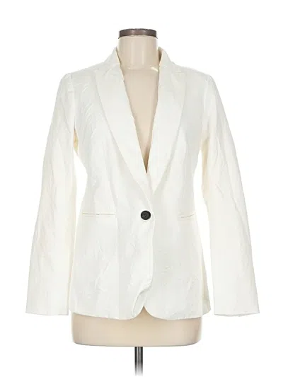 Pre-owned Jcrew Blazer Jacket In White