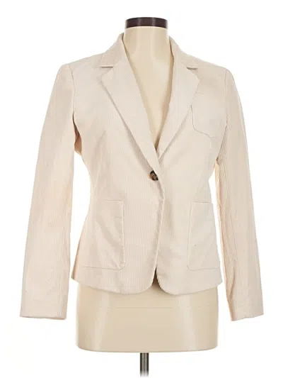 Pre-owned Jcrew Blazer Jacket In White