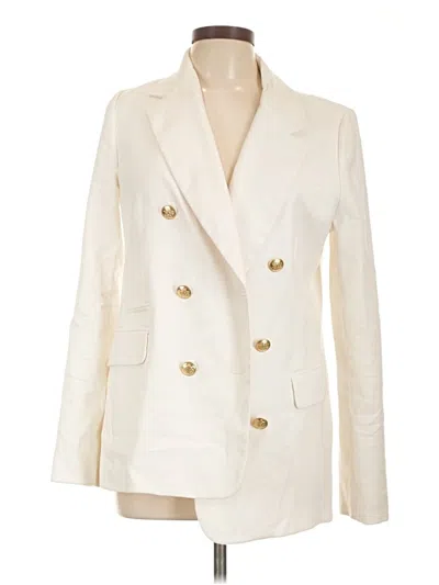 Pre-owned Jcrew Blazer Jacket In White