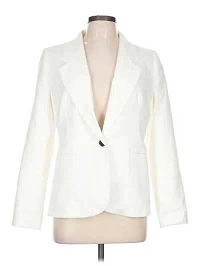 Pre-owned Jcrew Blazer Jacket In White
