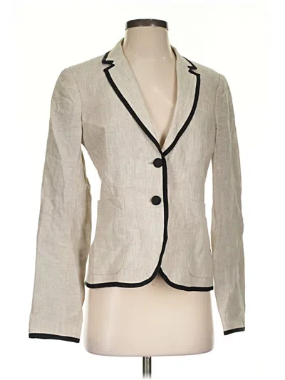 Pre-owned Jcrew Blazer Jacket In White