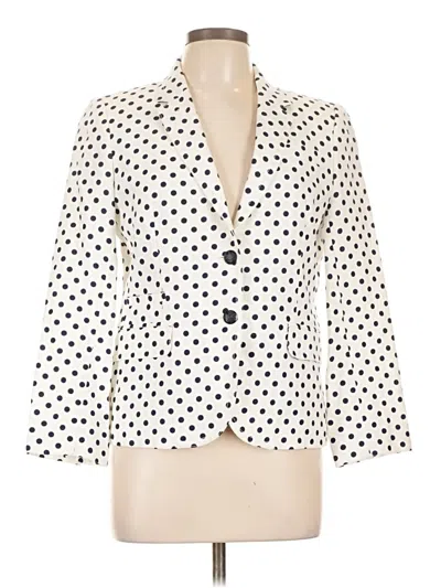 Pre-owned Jcrew Blazer Jacket In White