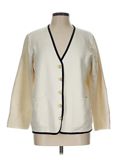 Pre-owned Jcrew Blazer Jacket In White