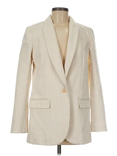 Pre-owned Jcrew Blazer Jacket In White