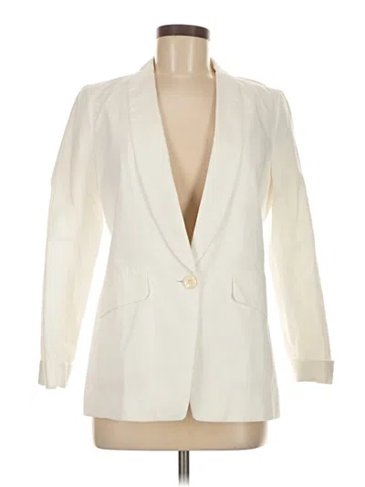 Pre-owned Jcrew Blazer Jacket In White