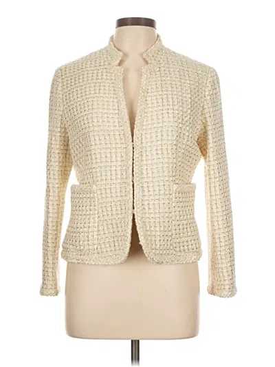 Pre-owned Jcrew Blazer Jacket In White