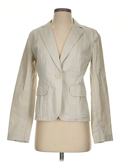 Pre-owned Jcrew Blazer Jacket In White