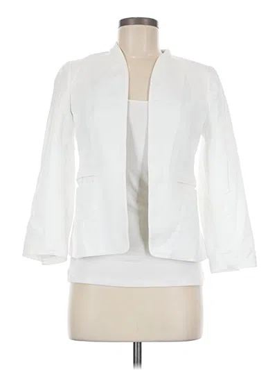 Pre-owned Jcrew Blazer Jacket In White