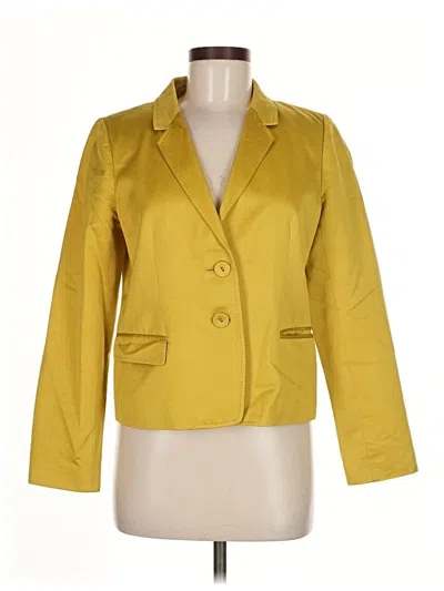 Pre-owned Jcrew Blazer Jacket In Yellow