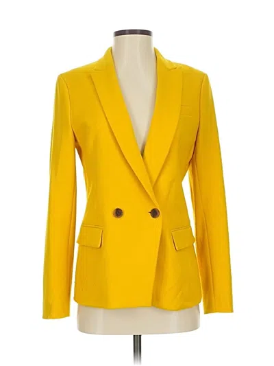 Pre-owned Jcrew Blazer Jacket In Yellow
