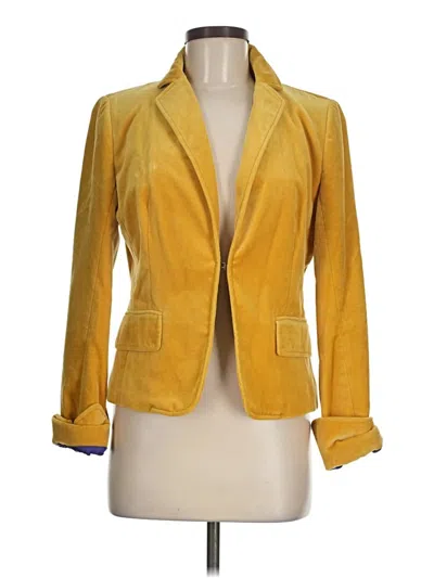 Pre-owned Jcrew Blazer Jacket In Yellow