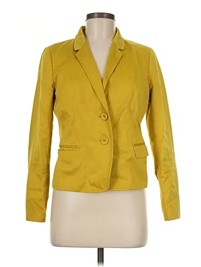 Pre-owned Jcrew Blazer Jacket In Yellow