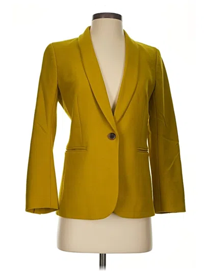 Pre-owned Jcrew Blazer Jacket In Yellow