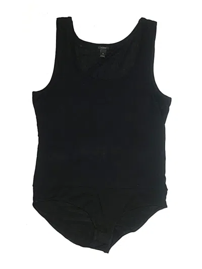 Pre-owned Jcrew Bodysuit In Black