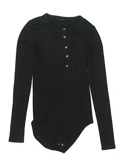 Pre-owned Jcrew Bodysuit In Black