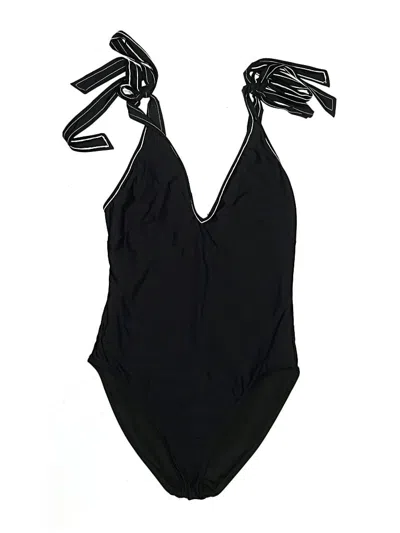 Pre-owned Jcrew Bodysuit In Black