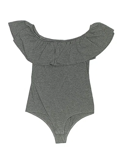 Pre-owned Jcrew Bodysuit In Gray