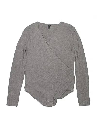 Pre-owned Jcrew Bodysuit In Gray