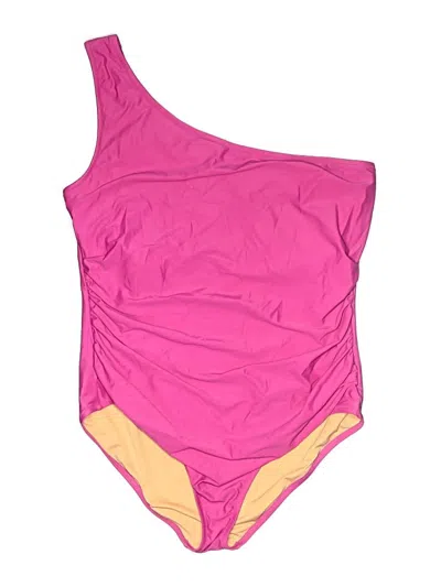 Pre-owned Jcrew Bodysuit In Pink