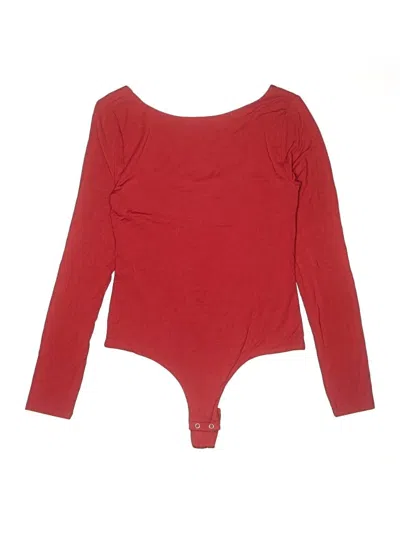 Pre-owned Jcrew Bodysuit In Red