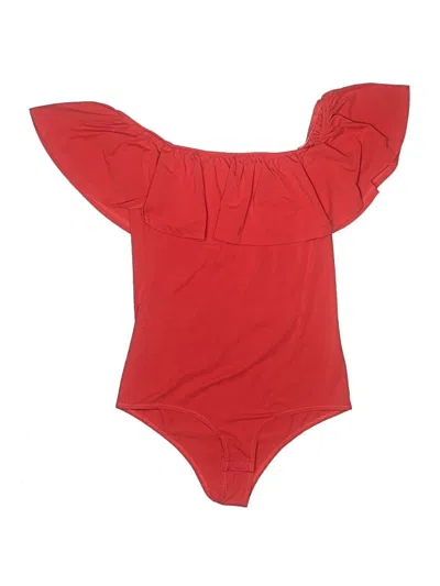 Pre-owned Jcrew Bodysuit In Red