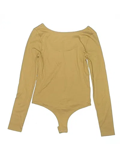 Pre-owned Jcrew Bodysuit In Tan