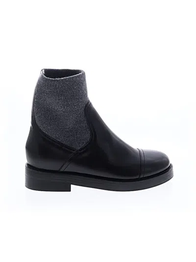 Pre-owned Jcrew Boots In Black