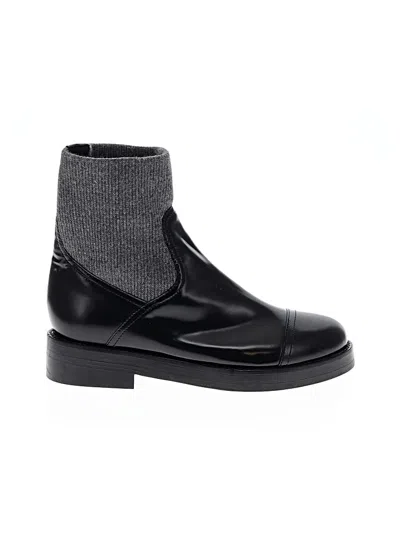Pre-owned Jcrew Boots In Black